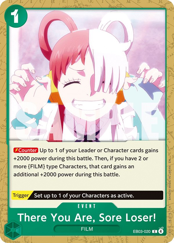 There You Are, Sore Loser!