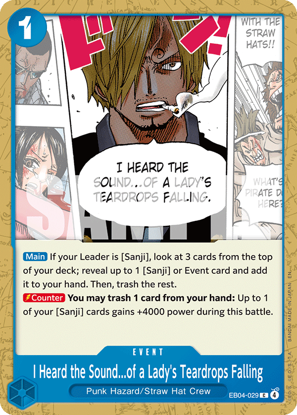 I Heard the Sound...of a Lady's Teardrops Falling