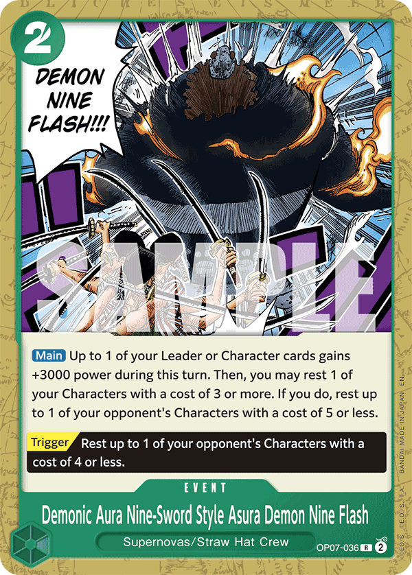 Demonic Aura Nine-Sword Style Asura Demon Nine Flash art alt 1