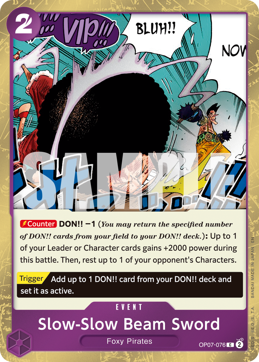 Slow-Slow Beam Sword art alt 1