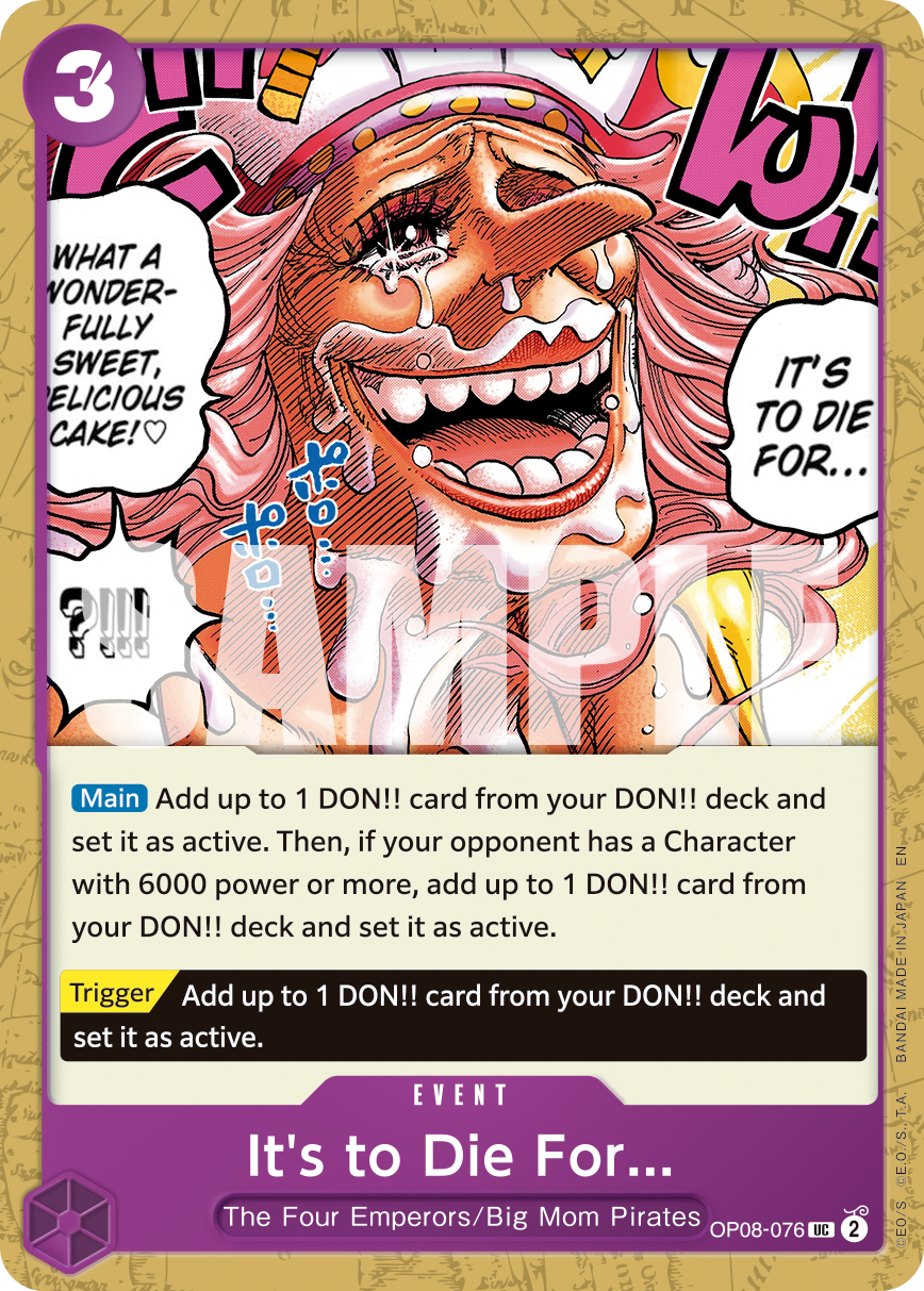 It's to Die For... art alt 2