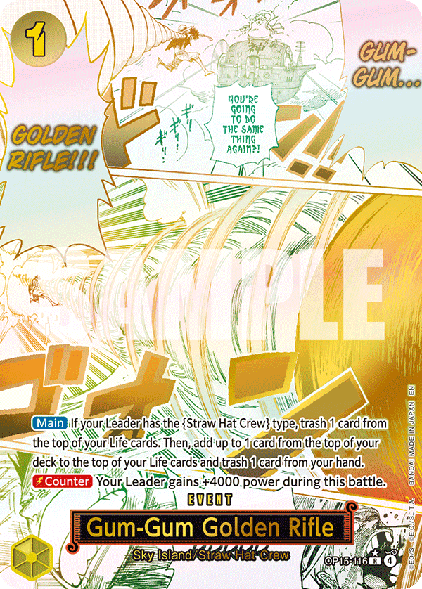 Gum-Gum Golden Rifle art alt 1
