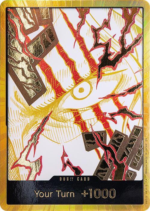 DON!! Card (Shanks) (Gold)